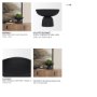 71158 - Ciaran Smooth Fluted Matte Black Metal Decorative Bowl