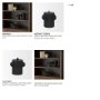 71160 - Deacon Small Matte Black Metal Canister with Sculptural Handles