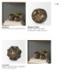 71164 - Imani Small Sculptural Textured Antiqued Gold Metal Decorative Orb Object