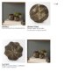 71165 - Imani Large Sculptural Textured Antiqued Gold Metal Decorative Orb Object