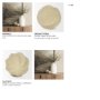 71167 - Imani Large Sculptural Textured Beige Metal Decorative Orb Object