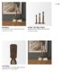 71173 - Declan Antiqued Brass Cast Metal Taper Candle Holder