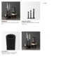 71174 - Declan Textured Matte Black Cast Metal Taper Candle Holder