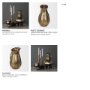 71175 - Anya Antiqued Brass Scalloped Petal Cast Metal Jug