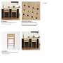 71179 - Brinley Woven Paper Rope w/ Brown Wood Frame Counter Stool