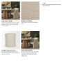 71194 - Curtis Barrel Back Dining Arm Chair | Cream Fabric w/ Tapered Wood