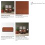 71195 - Saga Stonewashed Rust Chenille Fabric 3 Seater Sofa
