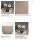 71200 - Kornelia Textured Mushroom Fabric Barrel Accent Chair