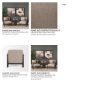 71201 - Willmar Textured Mushroom Gray Fabric Espresso Brown Wood Accent Lounge Chair