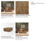 71205 - Matteo Solid Rainforest Rust Marble Rectangular Coffee Table