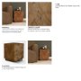 71206 - Matteo Solid Rainforest Rust Marble Square Side Table