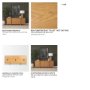 71208 - Rowan Light Brown Oak Wood Closed 4 Door Sideboard