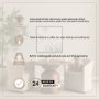 71220-AB - Atlas 42" Round Pedestal Dining Table | Med Brown Wood | Seats 4