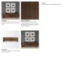 71229 - Belford 94" Dark Brown Oak Wood Media Console