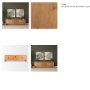71230 - Belford 94" Light Brown Oak Wood Media Console