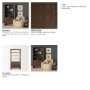 71231 - Belford 2-Door Open Dark Brown Oak Wood Shelving Unit