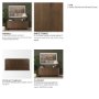 71238 - Belford 6-Drawer Dark Brown Oak Wood Dresser