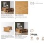71239-AB - Rowan 94"L x 44"W Rectangular Dining Table | Modern | Light Brown Oak Wood | Seats 8