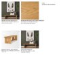 71241 - Rowan Light Brown Oak Wood Bench