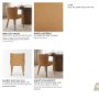 71253 - Nolan Wingback Dining Side Chair | Tan Leather w/ Tapered Wood