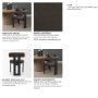 71260 - Tribeca Open Back Dining Side Chair | Charcoal Chenille w/ Black Wood