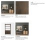 71280 - Bondi 2 Door Open Dark Brown Wood w/ Paper Rope Shelving Unit