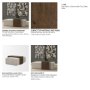 71285 - Trayden Gray Fabric w/ Brown Slider Top Coffee Table 55.0X 37.0X 46.0 (cm)
