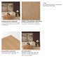 71297 - Trellyn 48" Light Brown Wood w/ Carved Woven Base Square Coffee Table