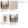 71314 - Tribeca Open Back Dining Side Chair | Cream Fabric w/ Dark Brown Wood