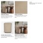 71319 - Sondra Barrel Back Dining Arm Chair | Beige Fabric w/ Wood