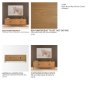 71321 - Hollis Warm Brown Wood 4-Door Closed Sideboard