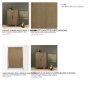 71323 - Hollis Gray-Brown Wood Curio Cabinet