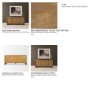 71335 - Notts Brown Wood 4-Door Closed Sideboard