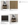 71348 - Sloan 40.0W Light Brown W/Black Metal Frame Accent Cabinet