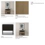 71349 - Sloan Light Brown W/ Black Metal Frame Side Table