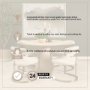 71353-AB - Allyson 42" Round Pedestal Dining Table | Light Brown Wood | Seats 4