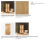 71379 - Valterra Light Brown Wood w/ Travertine 4 Door Tall Cabinet
