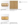 71382 - Valterra Light Brown Wood w/ Travertine 4 Door Sideboard