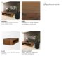 71383 - Dunmore Solid Wood Rectangular Open Shelf Coffee Table