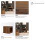 71385 - Dunmore Solid Wood Rectangular Open Shelf Side Table