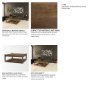 71387 - Ashwick Dark Brown Reclaimed Wood Square Coffee Table