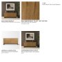 71393 - Alcott Brown Wood 4 Door Closed Sideboard