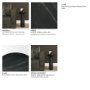 71395 - Bellancia Nero Black Marquina Marble Pedestal Side Table