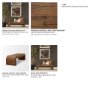 71403 - Denton Medium Brown Relcaimed Wood Bench