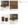 71406 - Lucan Mid-Dark Brown Reclaimed Wood Side Tables
