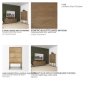 71415 - Truss Cool Brown Wood 6 Door Tall Cabinet