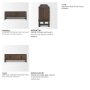 71416 - Truss Dark Brown Wood 4 Door Closed Sideboard