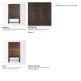 71417 - Truss Dark Brown Wood 6 Door Tall Cabinet