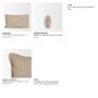 71430 - Thatch 14x26 Lumbar Sand Decorative Pillow Cover