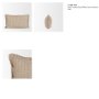 71430-CFD - Thatch 14x26 Lumbar Sand Pillow Cover w/Down Filler